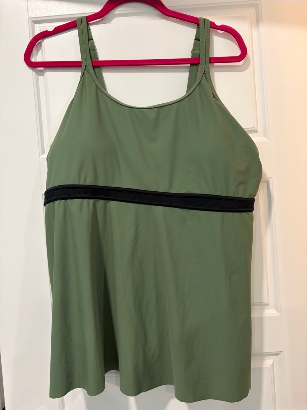 Super Cute Olive Green Tankini Top